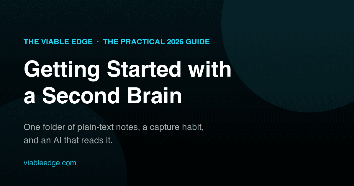 Getting Started with a Second Brain: The Practical 2026 Guide