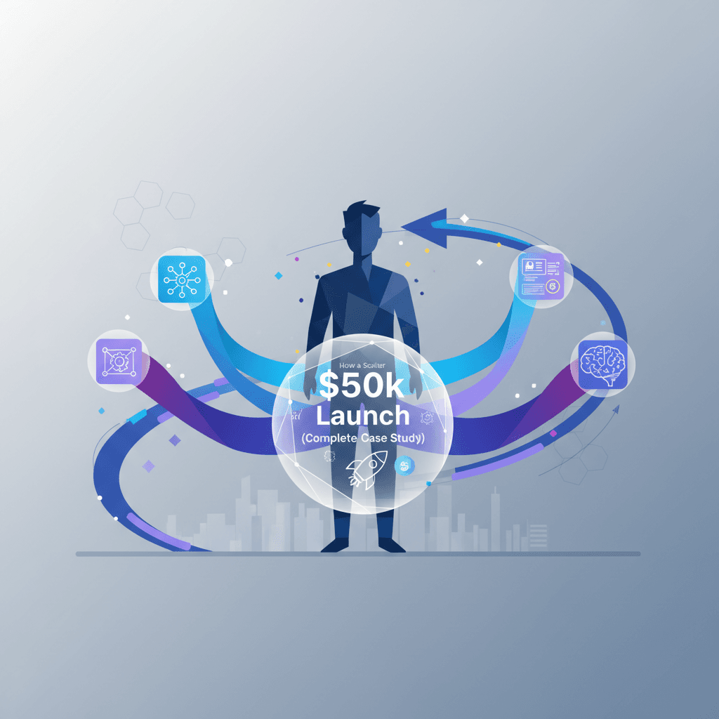 How a Solo Marketer Ran a $50k Launch with 3 AI Agents (Complete Case Study)